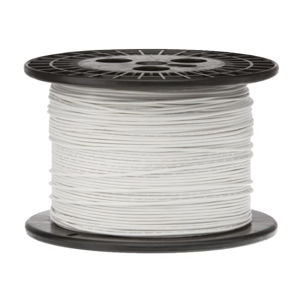 Primary Wire, Hook Up; GPT, 16 AWG, 1C C, White, PVC, Stranded, 60V, 1000 ft.